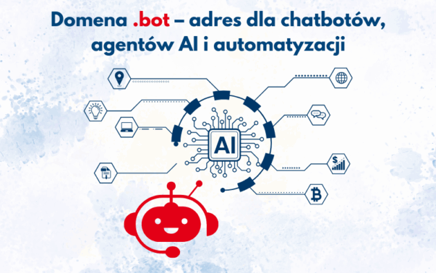 Domena .bot – adres dla chatbotów, agentów AI i automatyzacji