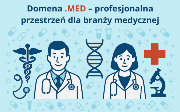 Domena .med – profesjonalna przestrzeń dla branży medycznej