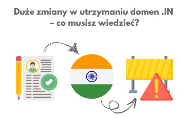 Duże zmiany w utrzymaniu domen .IN – co musisz wiedzieć