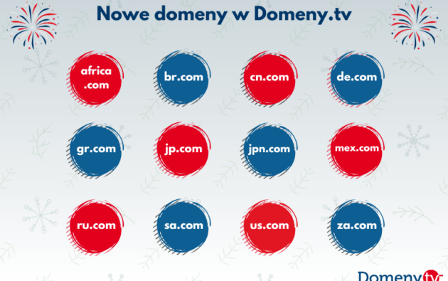 nowe domeny w domeny.tv - największy wybó domen